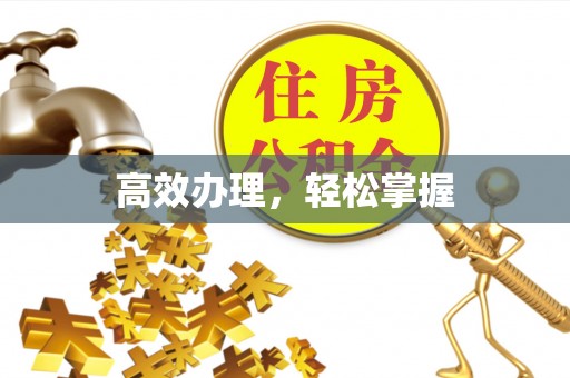 生活高效办理，轻松掌握