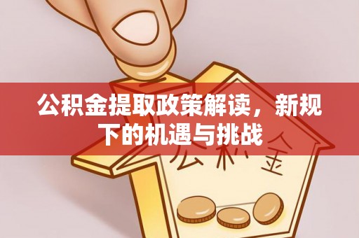 生活公积金提取政策解读，新规下的机遇与挑战