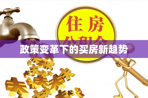生活政策变革下的买房新趋势