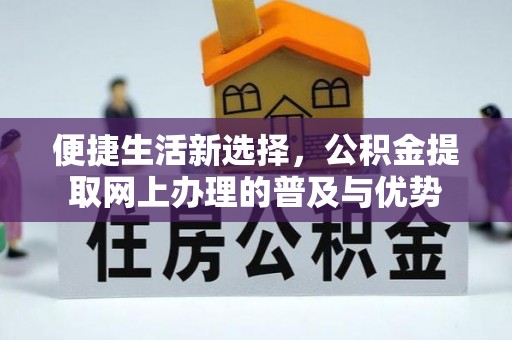 生活便捷生活新选择，公积金提取网上办理的普及与优势