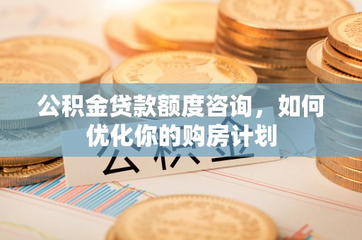 生活公积金贷款额度咨询，如何优化你的购房计划
