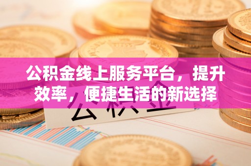 生活公积金线上服务平台，提升效率，便捷生活的新选择