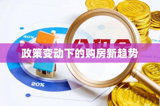 生活政策变动下的购房新趋势